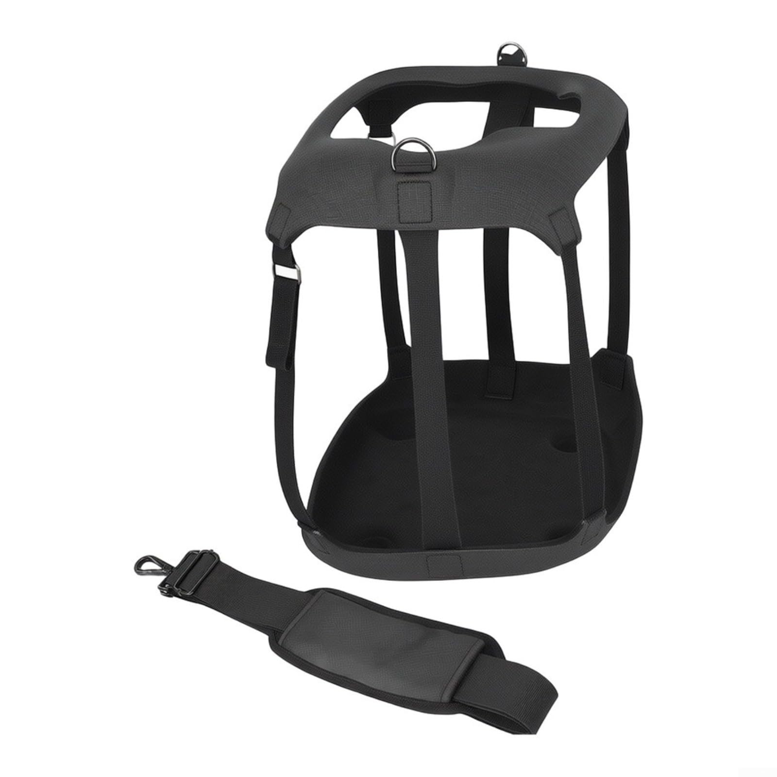 EVA Schutzhülle mit Tragegurt für JBL für partybox für encore 2, schwarze Tragetasche mit perfekter Passform, ideal für Reisen und Events