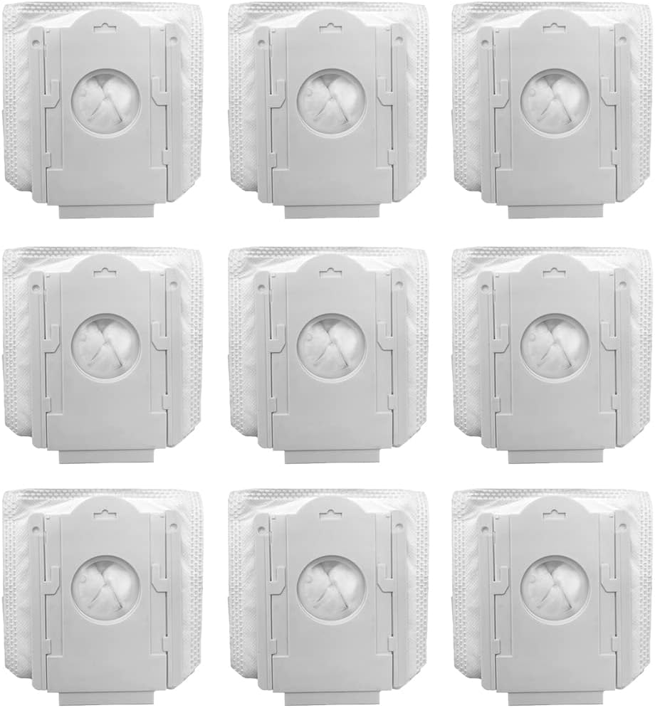 9 Pack Clean Station Dust Bags for Samsung VCAADB90/XAA VCAADB90 70+ 75+ 90 Series Cordless