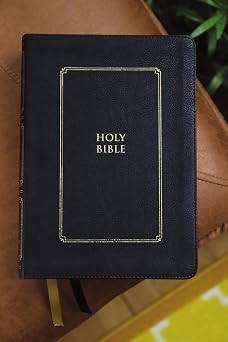 KJV, Thompson Chain-Reference Bible, Leathersoft, Black, Red Letter, Thumb Indexed, Comfort Print