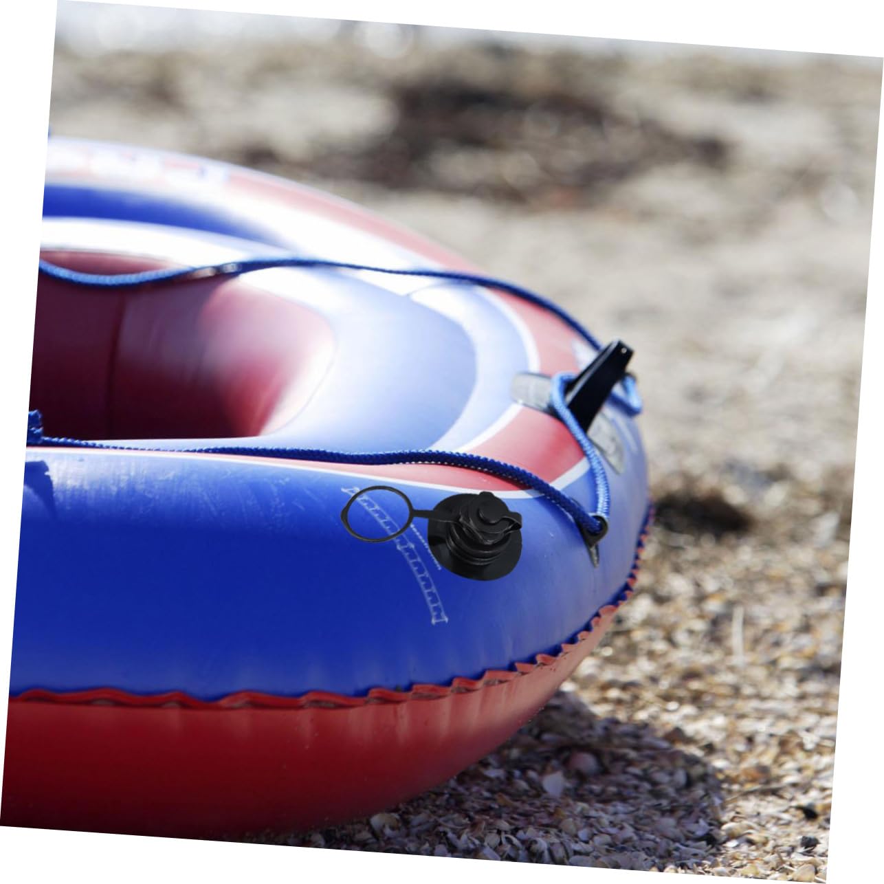 BESPORTBLE Ugello del Gas di Boston Valvola Aria Boston Sostituzione Valvola Boston Aria per Gommone Valvola per Gommone Valvola dell'Aria Gonfiabile Kayak Gonfiabili Barca da Pesca Black PVC