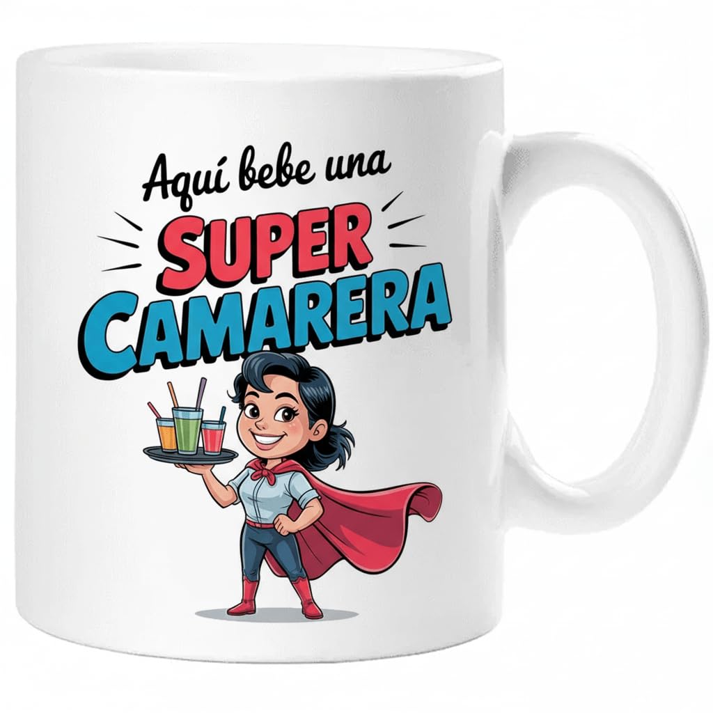 Taza SUPER POLICÍA – Regalo Original para POLICÍA | Taza de Cerámica 325ml con Diseño Superhéroe | Apta Microondas y Lavavajillas — view 8