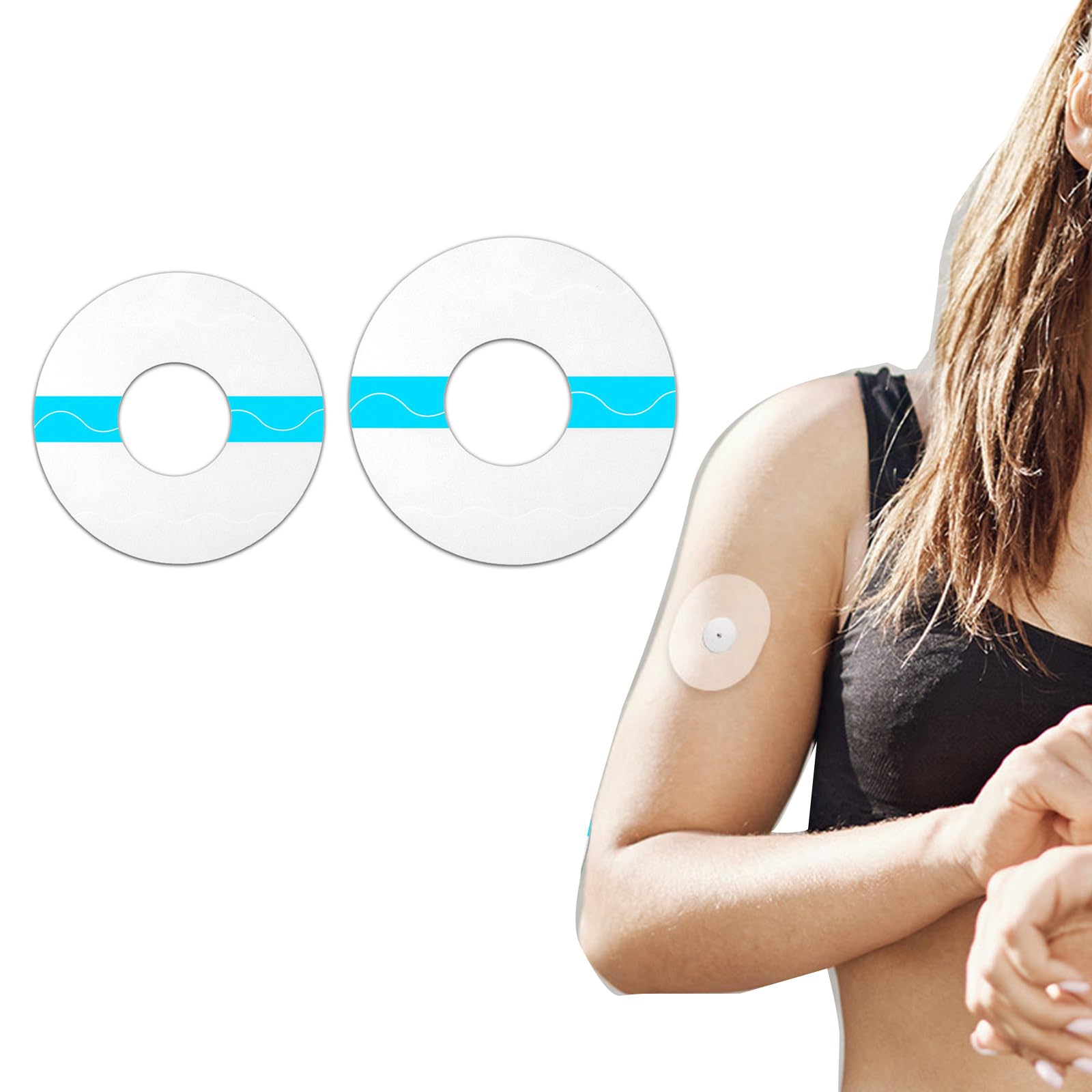 30/50Pcs Impermeabile Patch Adesivo Nastro Trasparente Sensore Corpo di Lunga Durata Strumenti Fissi Copertura Del Sensore Patch Sensore Impermeabile Sport