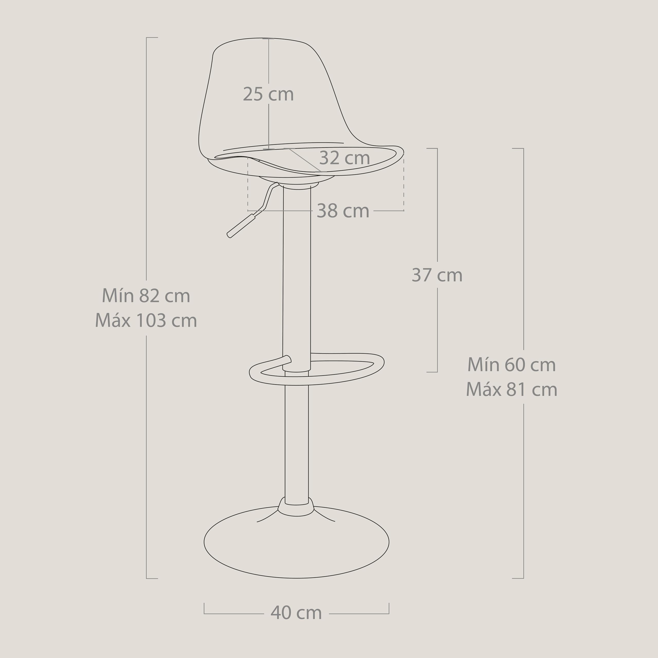 Vaukura Taburete de Bar Juego de 2 | Taburetes Regulables en Altura en Piel Sintética Blanco | Taburete de Cocina Giratorio 360° | Base de Acero Cromado con reposapiés Estilo Moderno Cocina y Barra