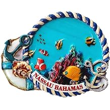 Nassau Bahamas 3D Fridge Magnet Souvenir Gift,Home & Kitchen Decoration Magnetic Sticker,Nassau Bahamas Refrigerator Magnet Collection