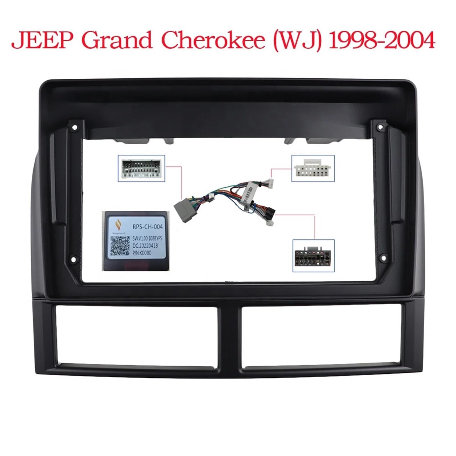 zaślepki radia Dla Jeepa Grand Cherokee II WJ 98-04