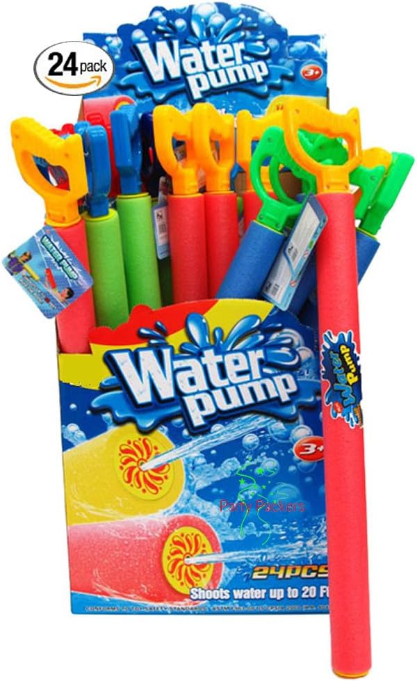 24 Party Pack - Blade Blaster Extra Large 22" Foam Water Gun - Easy Lightweight Water Shooter