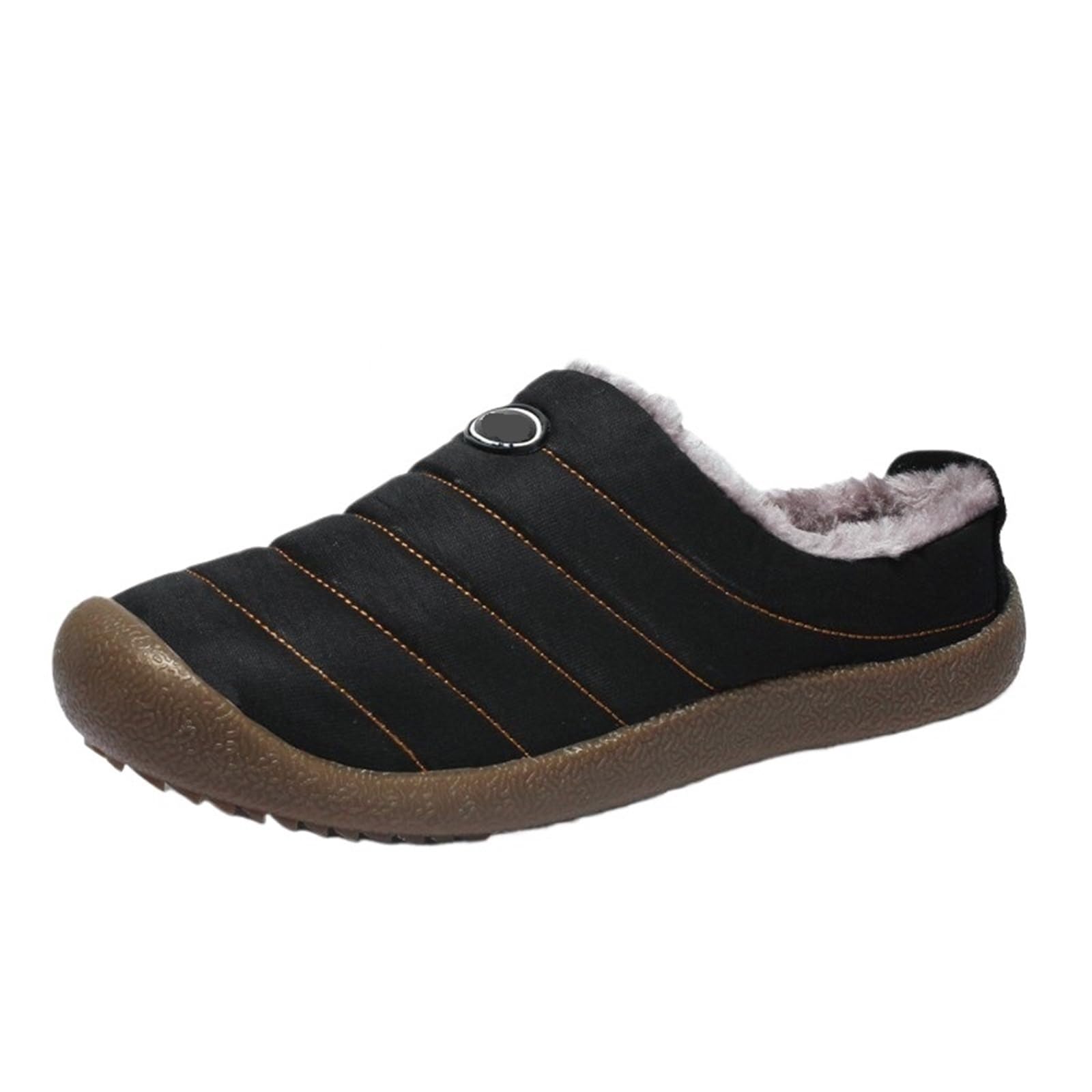 Pantofole da uomo in cotone Pantofole invernali da uomo in peluche grandi e calde Scarpe camera letto impermeabili