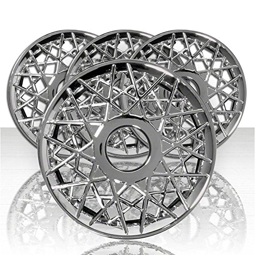 Upgrade Your Auto Set Four 16' Chrome Hubcap Wheel Covers for Ford Crown Victoria 1998-2002