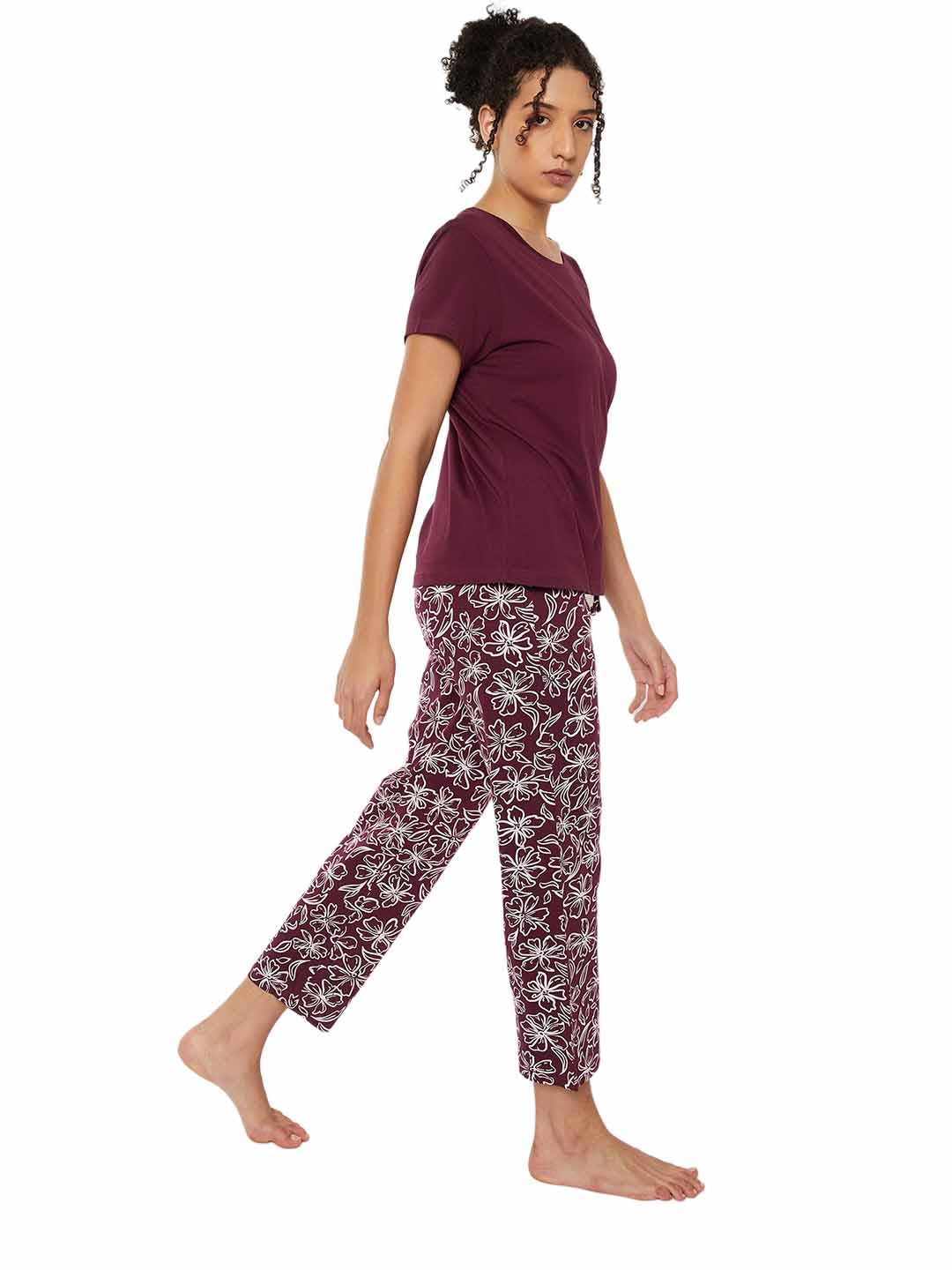 max Women's Printed Round Neck Half Sleeve Cotton Pyjama Set-picture-49