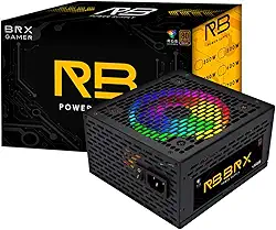 Fonte P/PC RGB BRX 650W 80 Plus Bivolt Automatica ATX Gamer