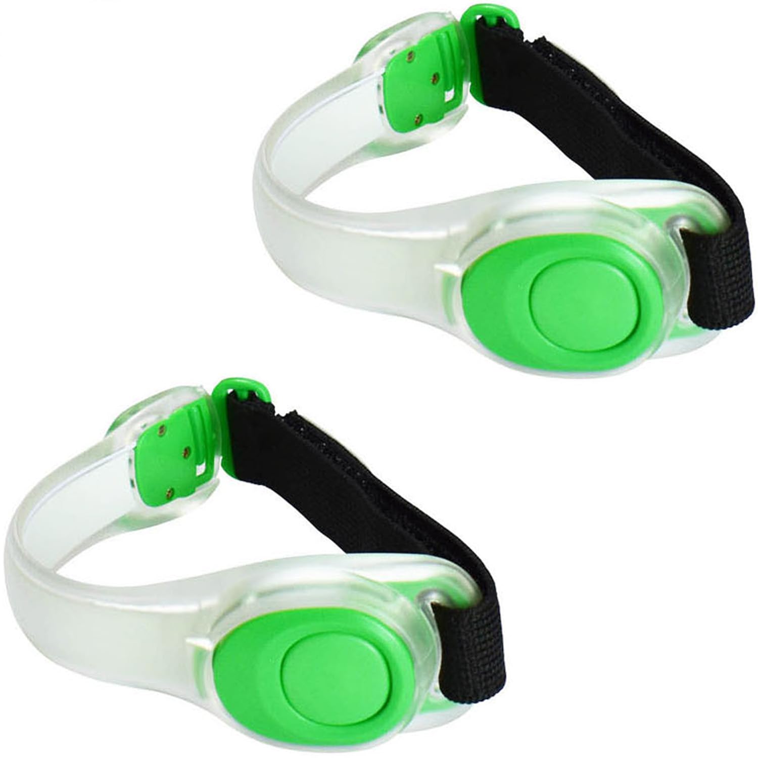 AMNQUERXUS Christmas LED Light Up Armband, Reflective Adjustable Wearable Silicone Running Belt Strap/Waterproof Glow in The Dark for Running Jogging Walking Cycling Concert Camping Outdoor Sports