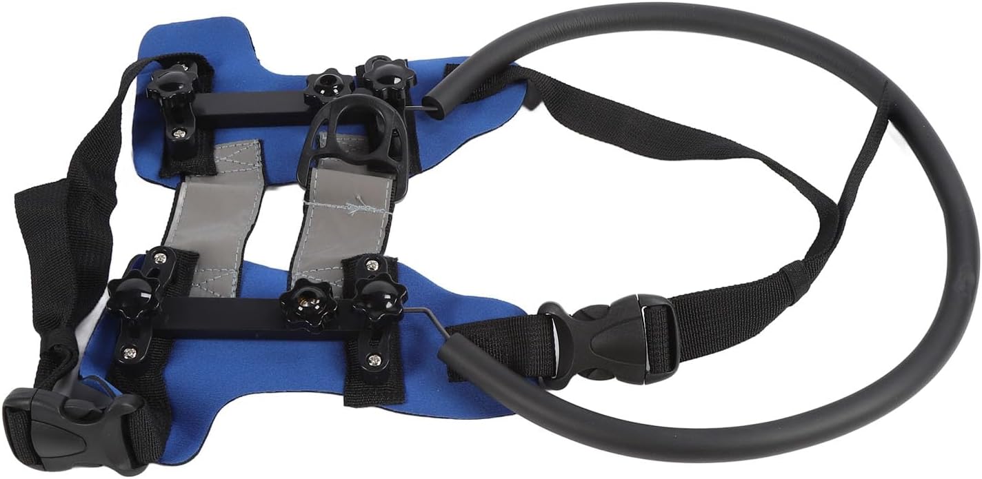 Zerodis Harness for Blind Dog Vest Harnesses Adjustable Bumper Guards Guiding Device Protective Halo Dog Collar Adjustable Blind Dog Harness Easy Fixation for Blind Pets (S)