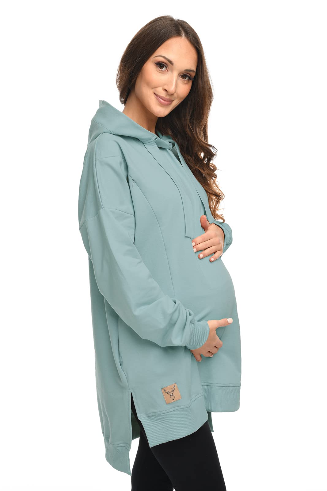 MijaCulture Maglione premaman 2 in 1 per allattamento e premaman Aurelia M011