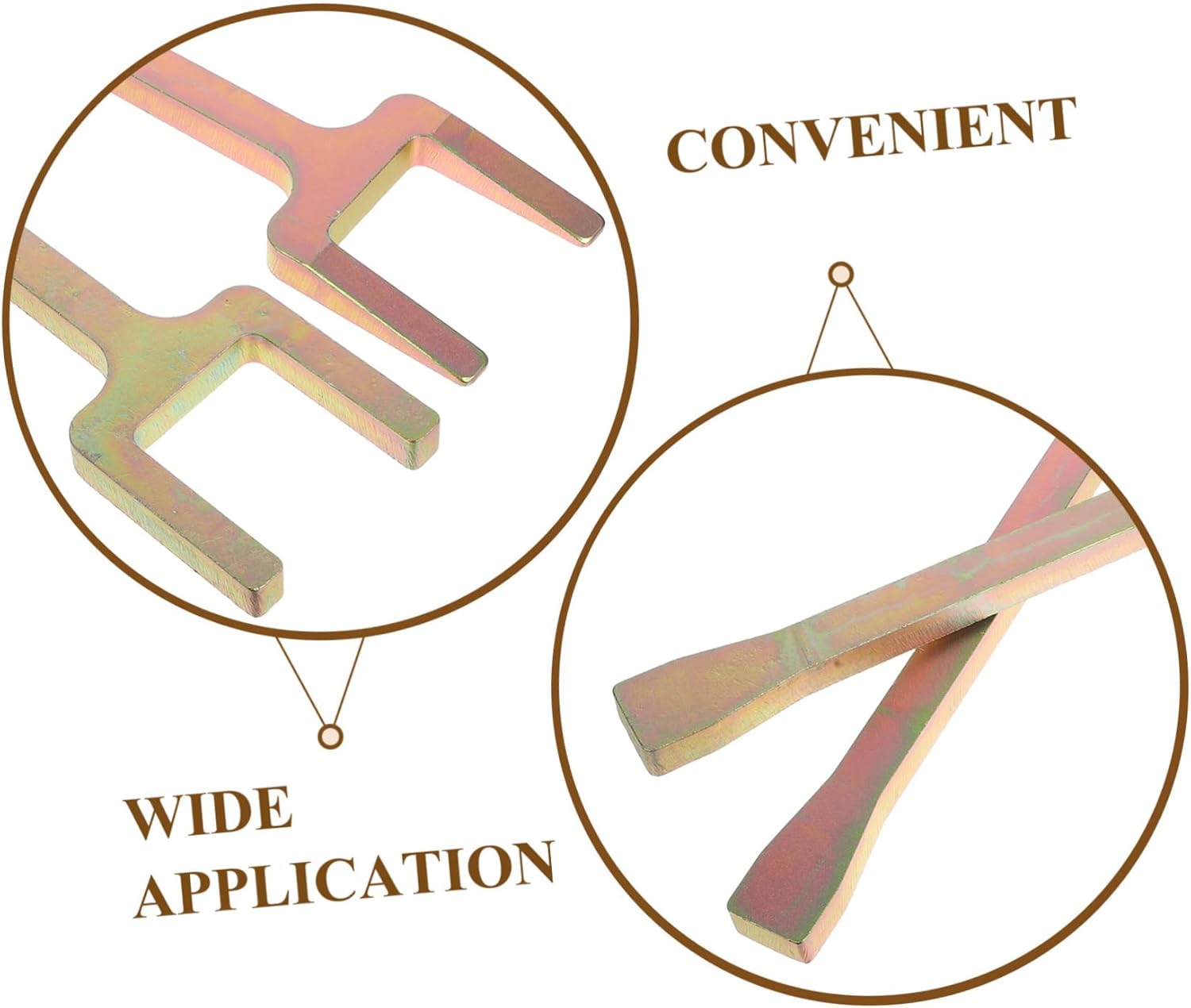 Sosoport 1 Pair Axle Remover Tool: Ball Joint Separator for Front Wheel Drive Vehicles - High Strength Metal Axle Puller for Professional and DIY Car Repairs