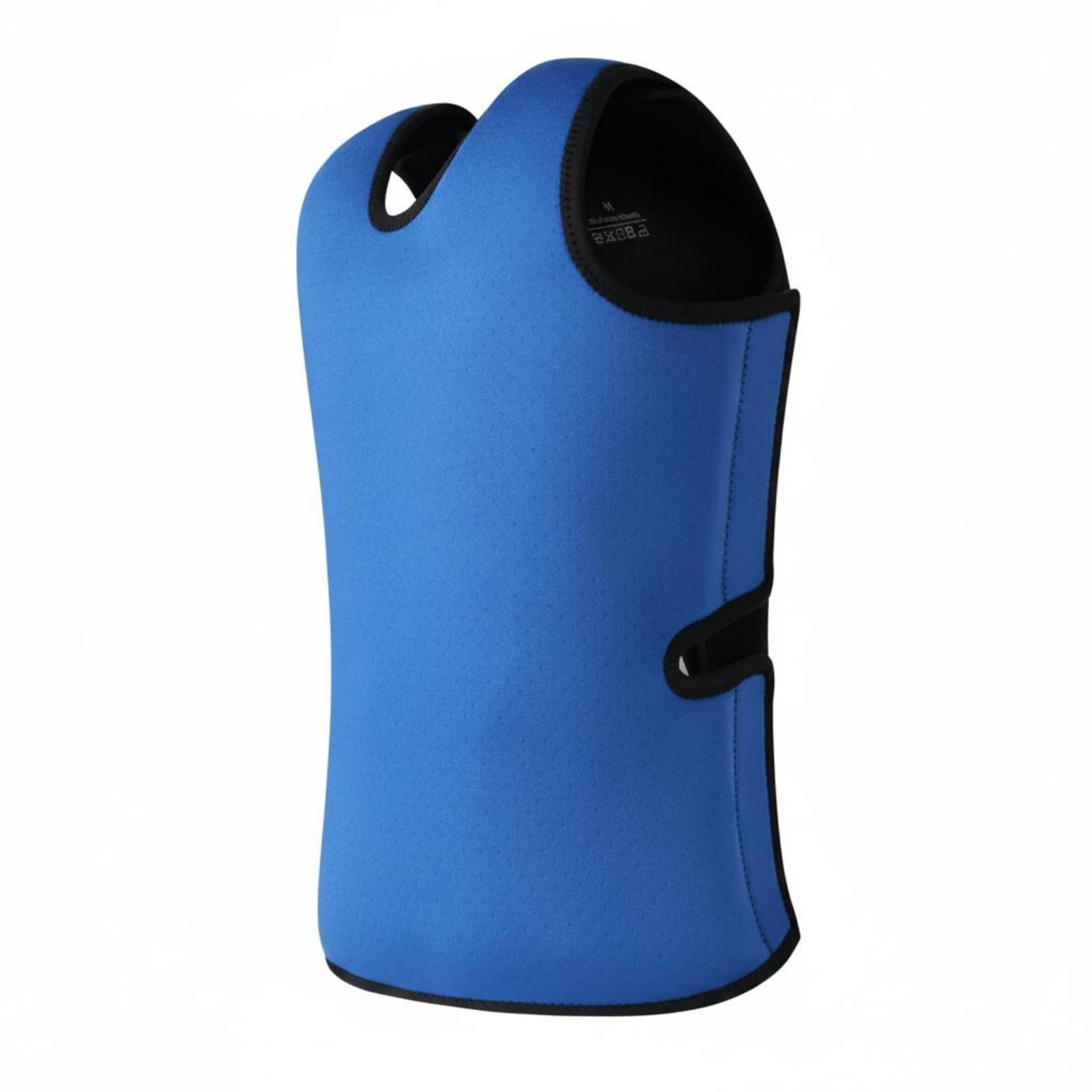 FABLOFT Neoprene Sweat Vest Heat Trapping Sauna Workout Vest Soft and Elastic Sports Compression Top for Hiking, Training, Blue-picture-17