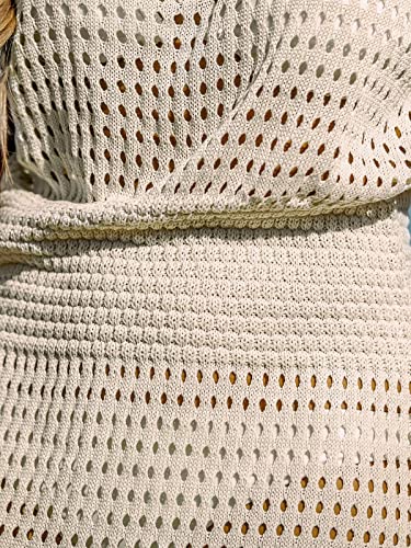 Image of CUPSHE Swimsuit Coverup for Women Crochet Beach Dress