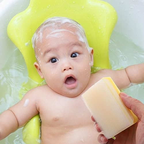 Miniatura 4 de 2pcs cepillo sensorial para terapia herramienta de masaje suave cepillo táctil para baño accesorios para el cabello