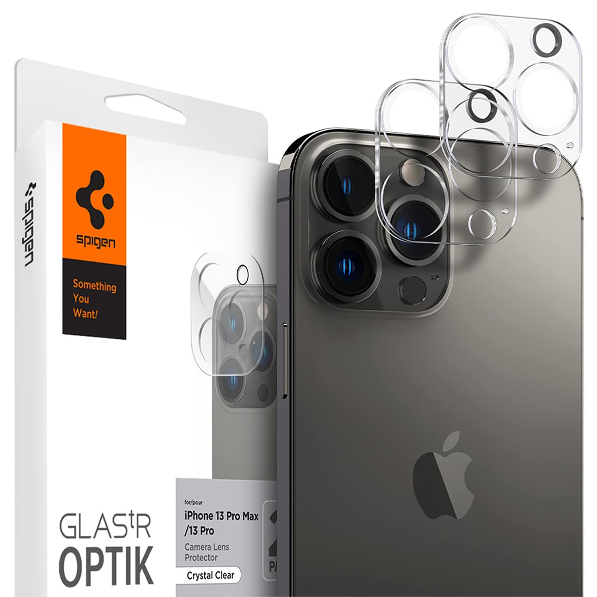 Spigen Optik Tempered Glass Camera Lens Protector Guard for iPhone 13 Pro and iPhone 13 Pro Max