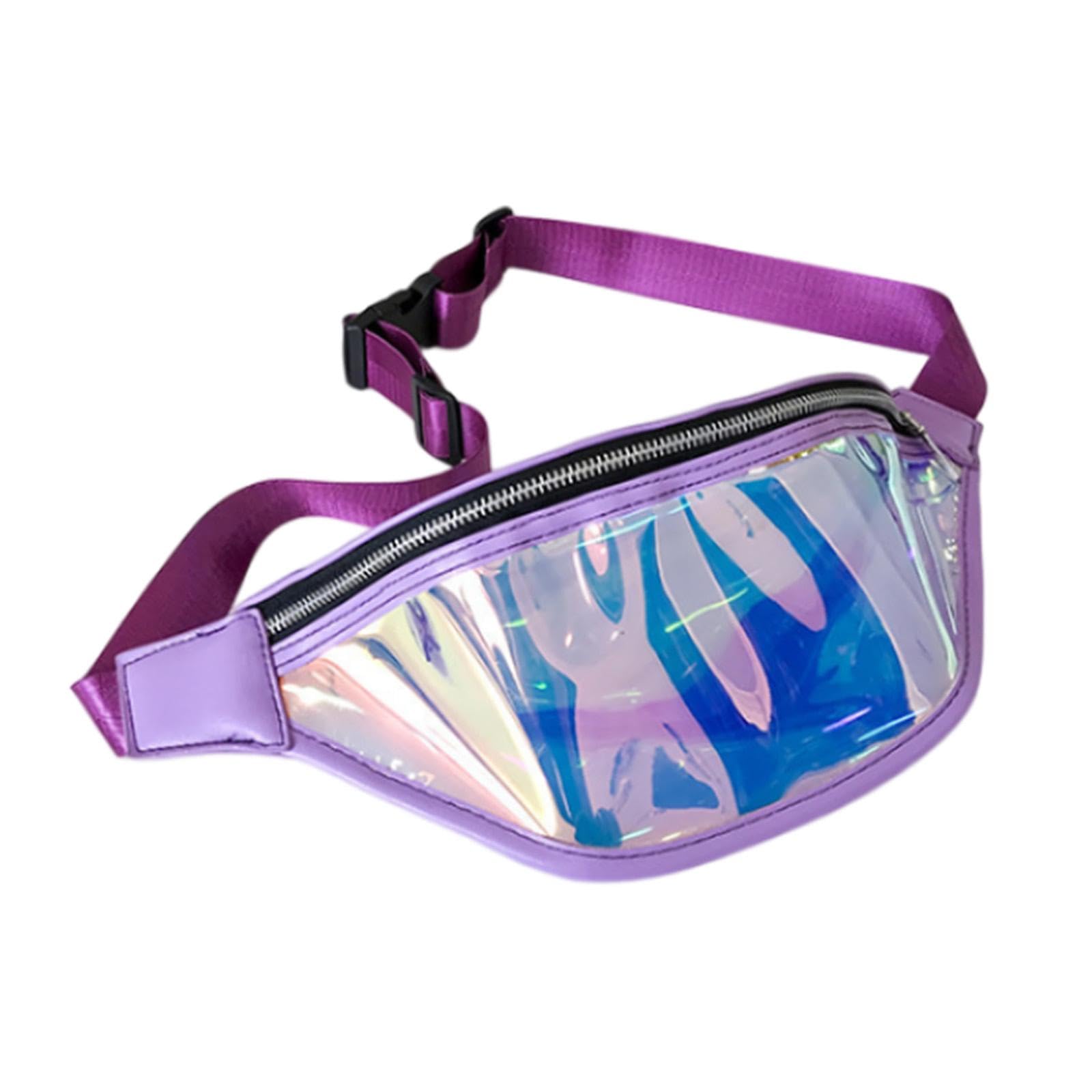 Fanny Pack Bags Chest Bag Tote Waist Pack Bag for Beach Concert Climbing Violet-image-46