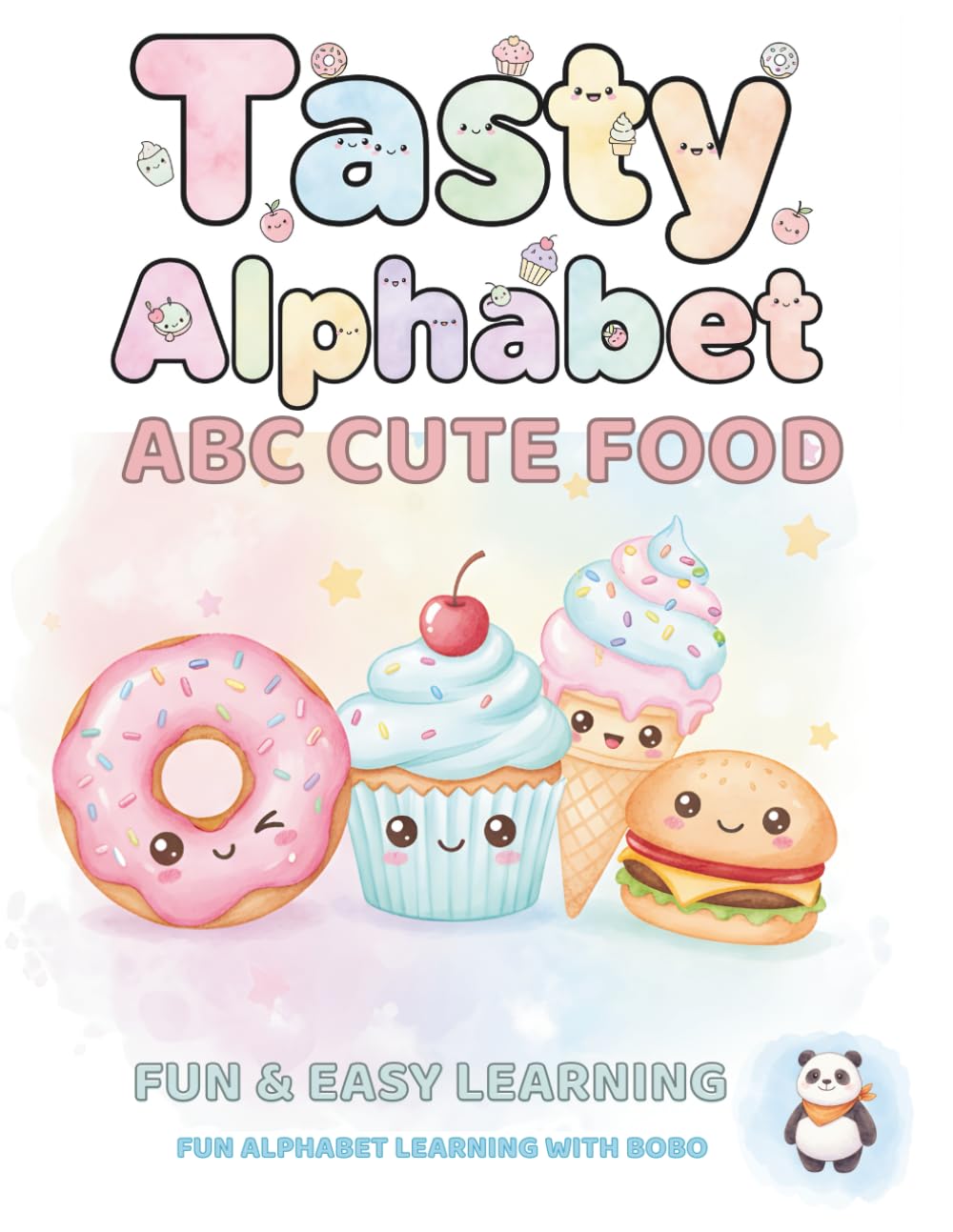 BoBo ABC Cute Food – Tasty Alphabet: Delicious A-Z Coloring Fun | Interactive Digital Coloring Bonus | Ages 2–5