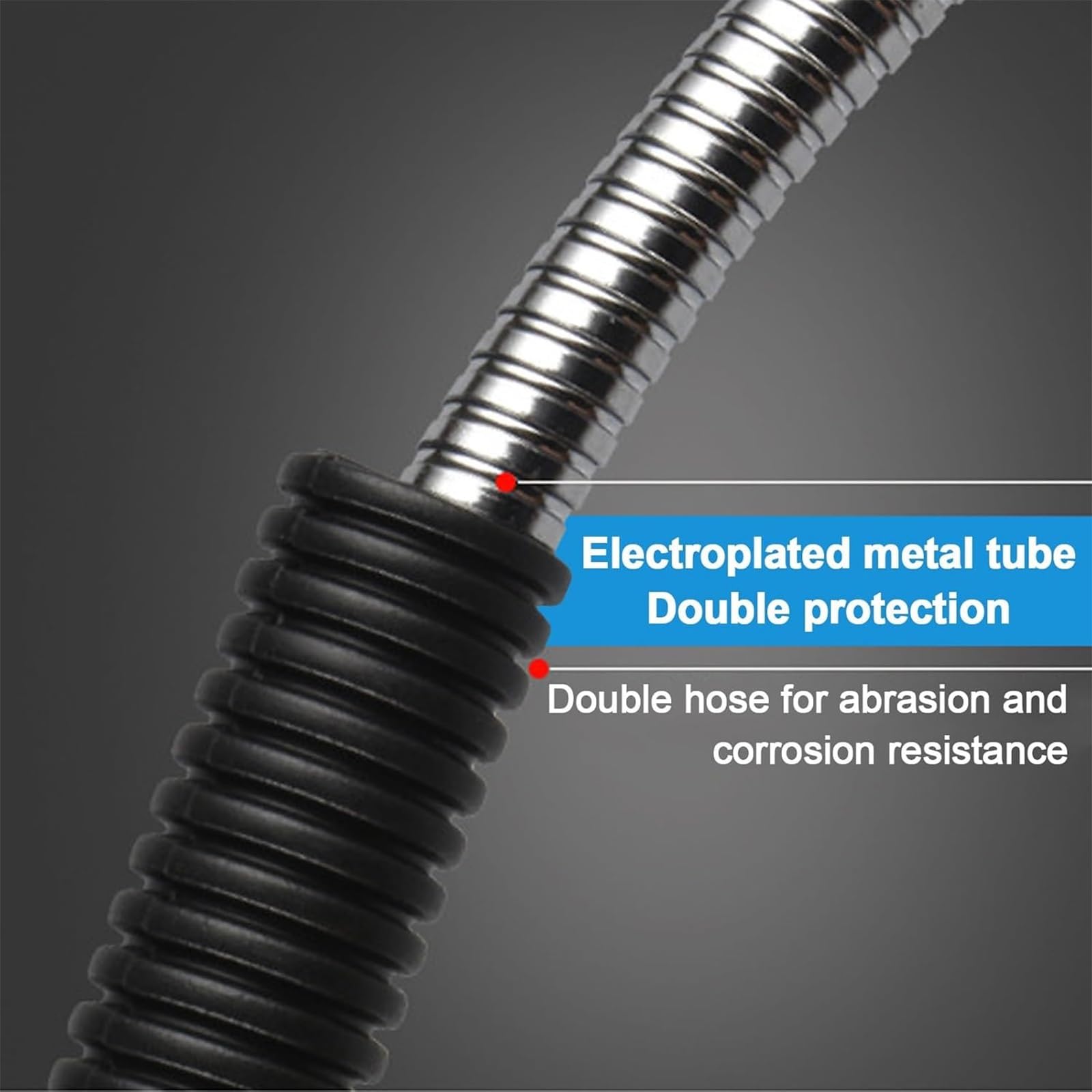 Lampada Flessibile a Collo D'oca, Lampada da Lavoro per Macchine, Lampadas Industriale da 110-220V per Utensili, con Interruttore Impermeabile, da Fissare con Viti(Silver,5W)