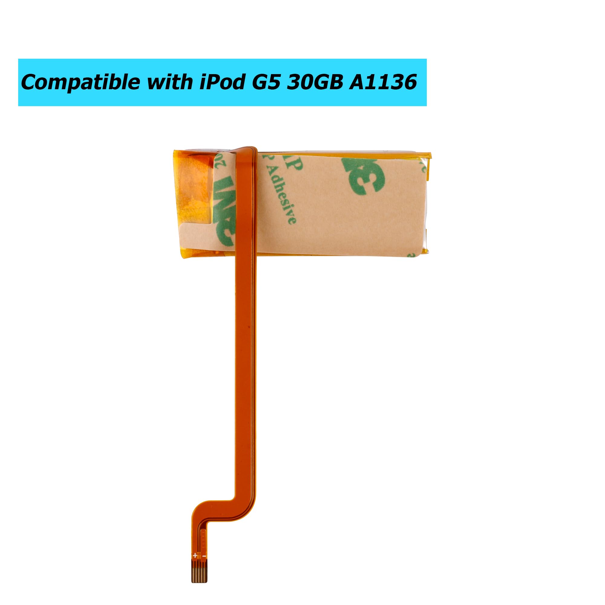 616-0227, 616-0232,616-0229 akumulator zastępczy kompatybilny z iPod G5 30GB A1136 z zestawem narzędzi