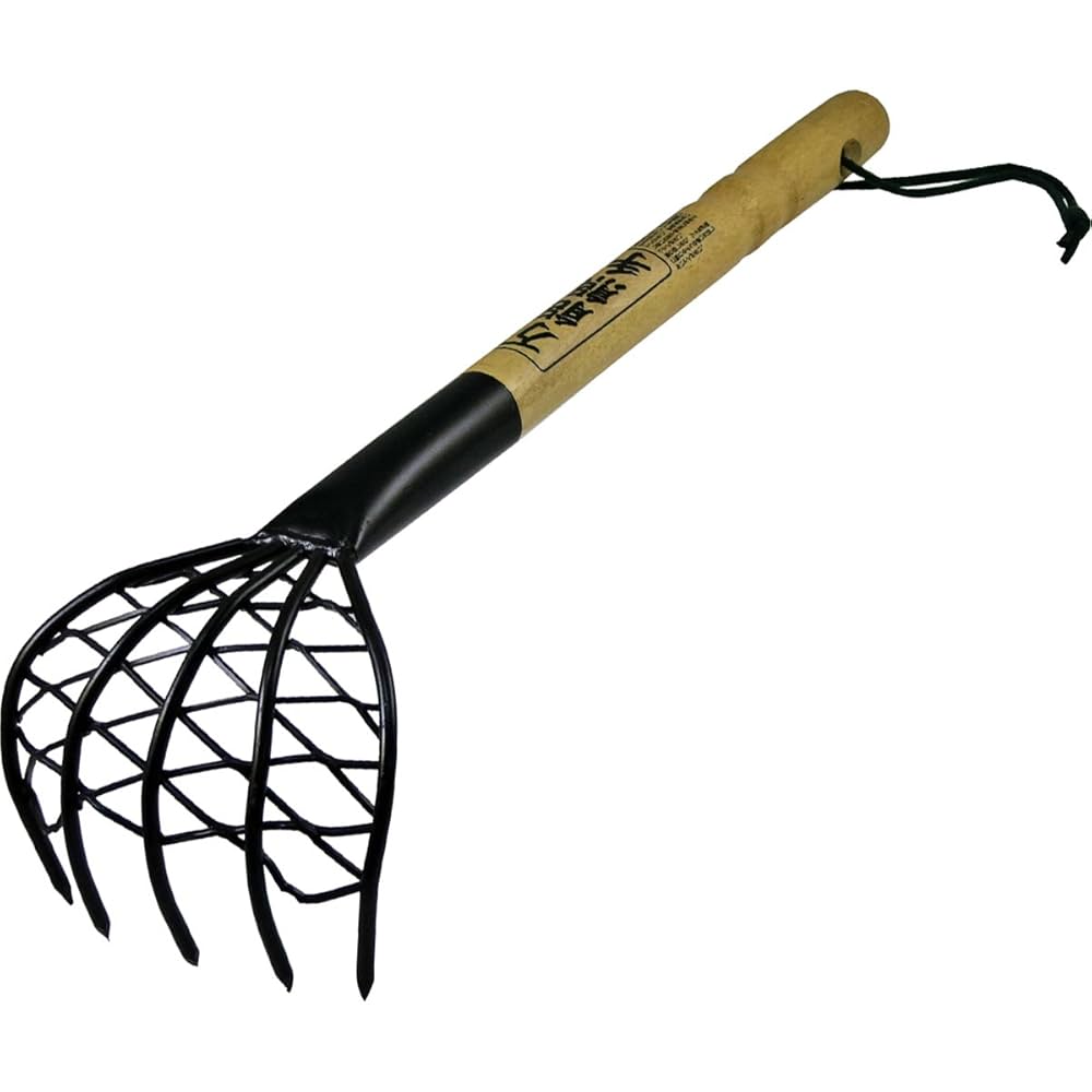 熊手 Amazon | 近与(KONYO) 日本製 忍者熊手 PCグリップ 網付 33851