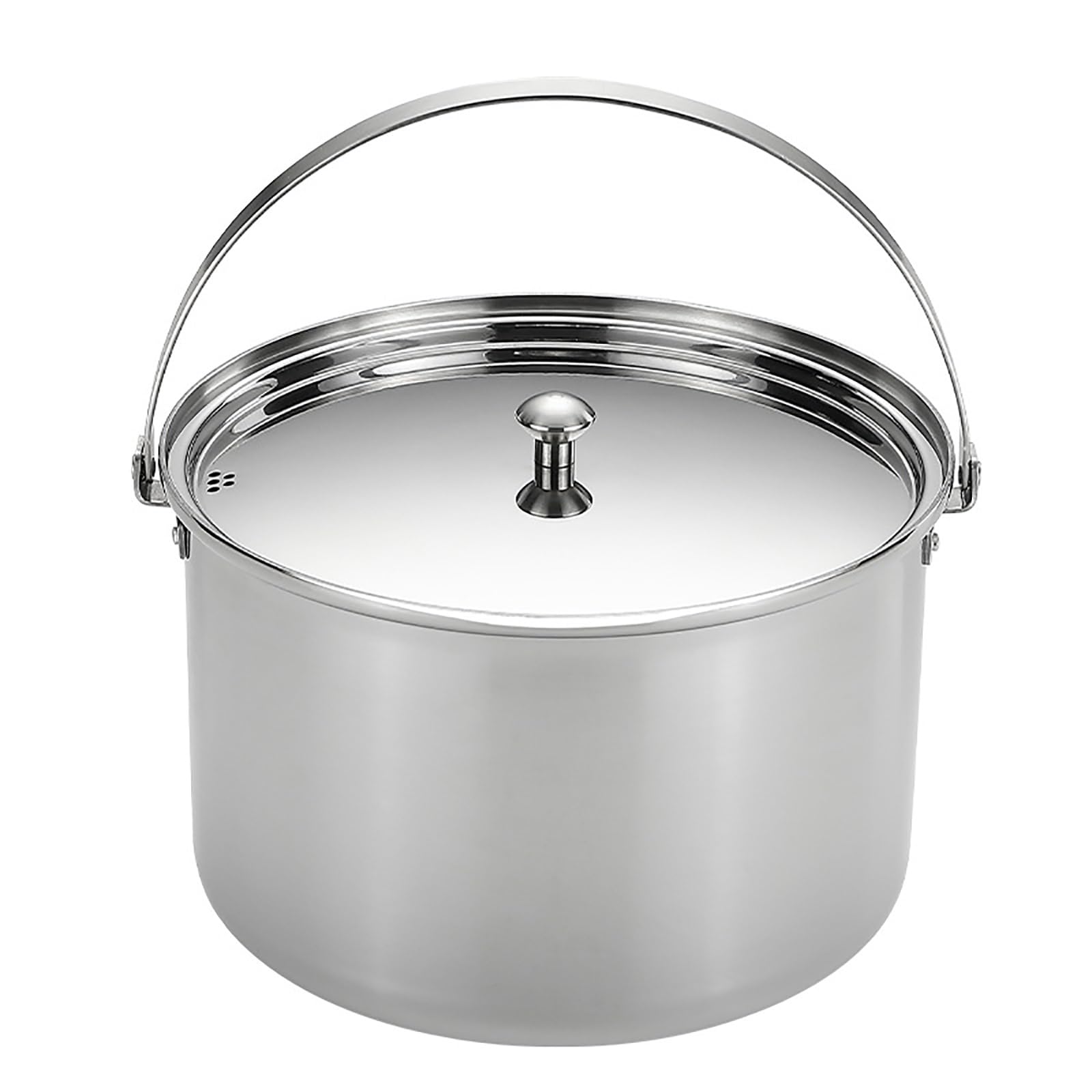 FAIRE Cocina Camping, Camping Accesorios de Acero Inoxidable, Utensilios de Cocina para Mochileros de 5,9 L, Aptos para Picnics, Cocinas y Senderismo