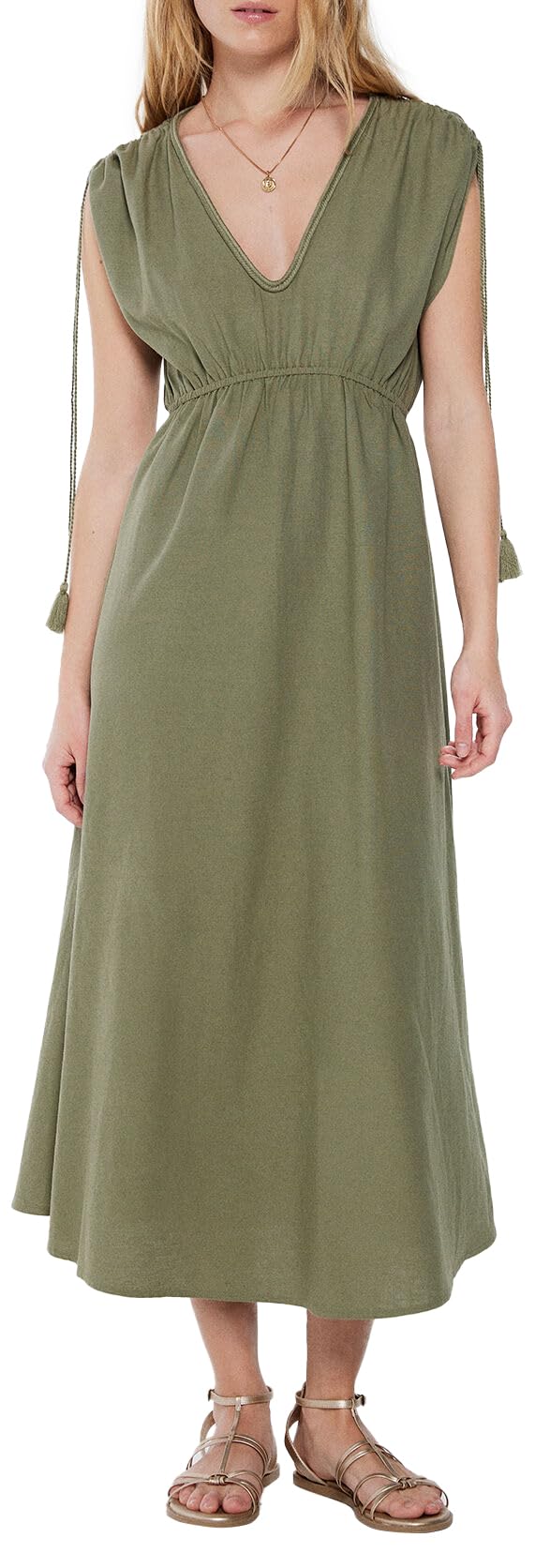 SPRINGFIELD Women's Dress, Dark Khaki, 10