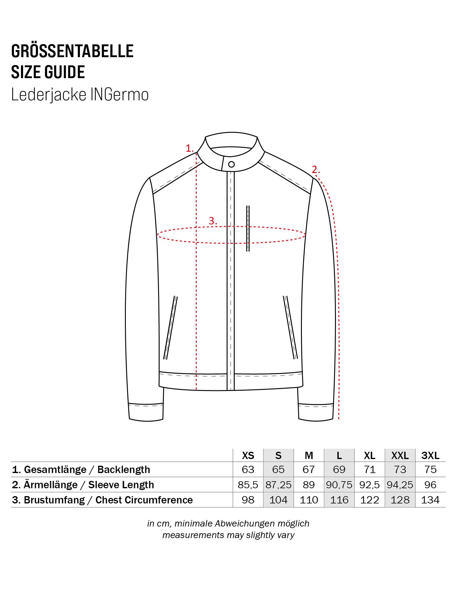 Indicode Męska kurtka skórzana Germo ze 100% skóry jagnięcej z kołnierzem motocyklowym i 6 kieszeniami. Kurtka z prawdziwej skóry, wodoodporna, kurtka męska, kurtka przejściowa, kurtka na czas wolny, kurtka dla motocyklistów