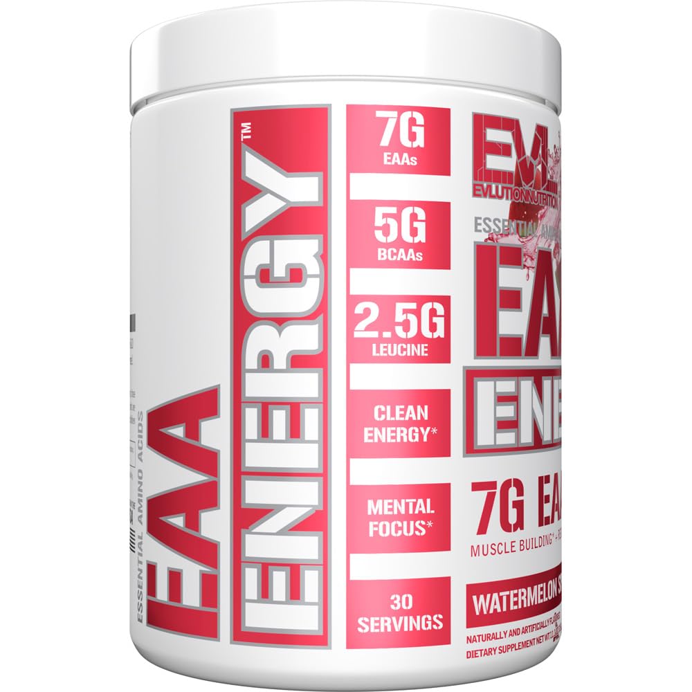 EVL EAA Energy Essential Amino Acids Powder Pre & Post Workout - 30 Serving — Amazon image 6