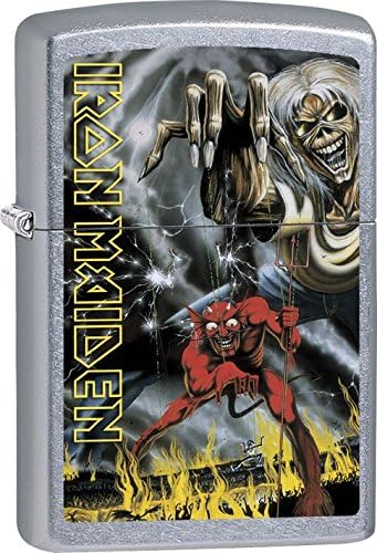 Iron Maiden Zippo Lighter - Chrome