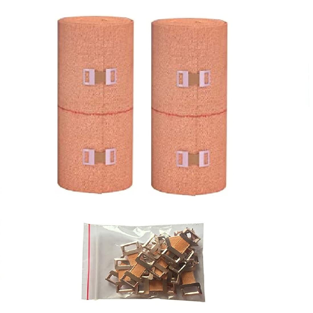 RARE OCEANS CREPE BANDAGE - WRIST WRAP STRAPS SUPPORT ELASTIC CREPE BANDAGE (PACK OF 2) 10CM X 4MTR - FREE 10 PICS BANDAGE BROWN CLIPS (B09RKLMV49) Amazon Price History, Amazon Price Tracker