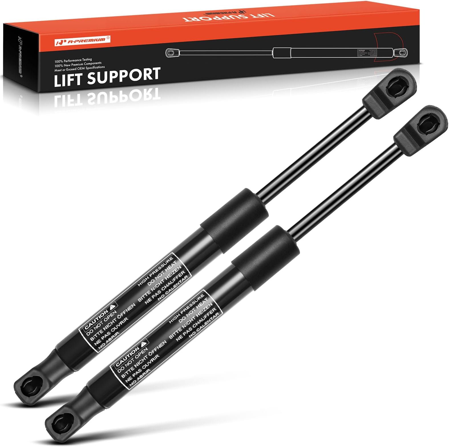 A-Premium Tailgate Rear Hatch Lift Supports Shock Struts Compatible with Audi Model - Q5 2009-2017, SQ5 2014-2017, Sport Utility with Power Liftgate(2-PC Set)