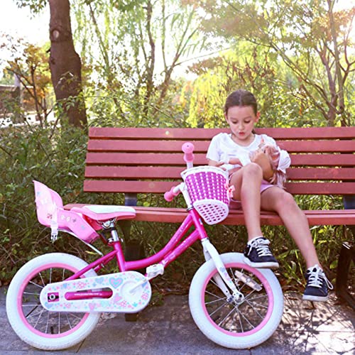 Asiento de bicicleta para muñecas con pegatinas rosa pack de 2 3