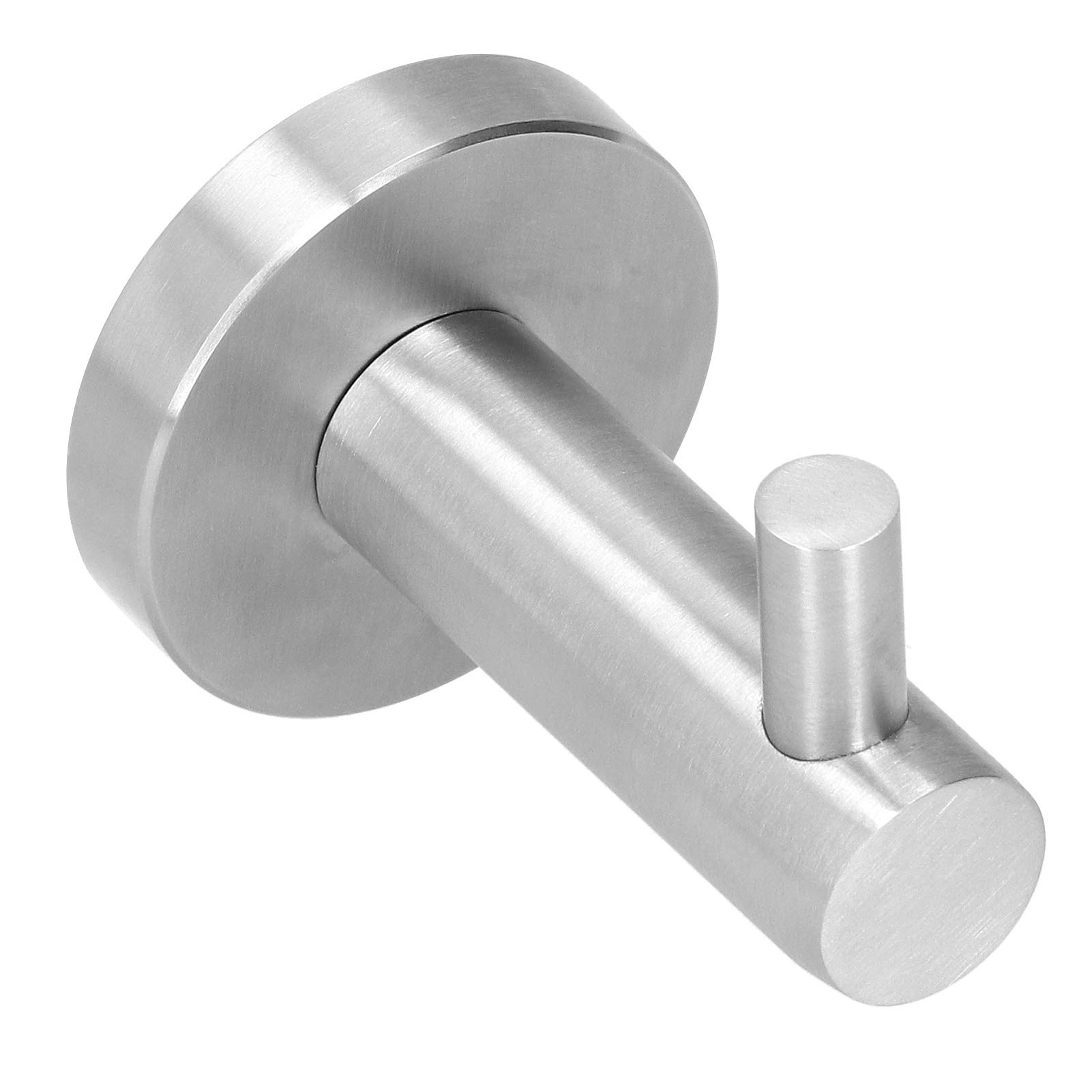 Gancho de Toalla Duradero de Acero Inoxidable para Colgar en la Pared para Cocina, Baño, Dormitorio, Fácil de Instalar para Llaves, Sombreros, Cepillos, Toallas, 5x7 Cm, Se Adapta Al Baño,