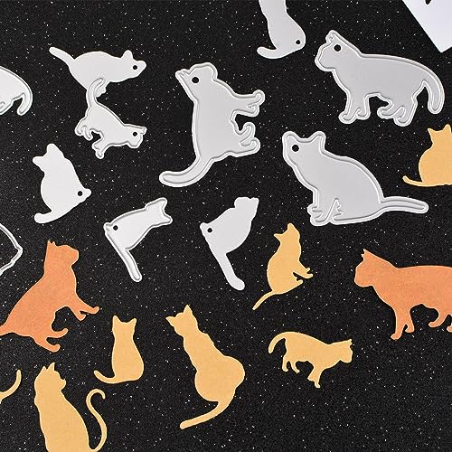 URROMA 13 PCS Cat Cutting Dies Metal - Image 4