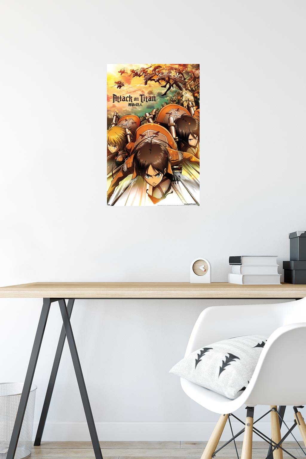 Amazon.com: Trends International Attack on Titan - Attack Wall