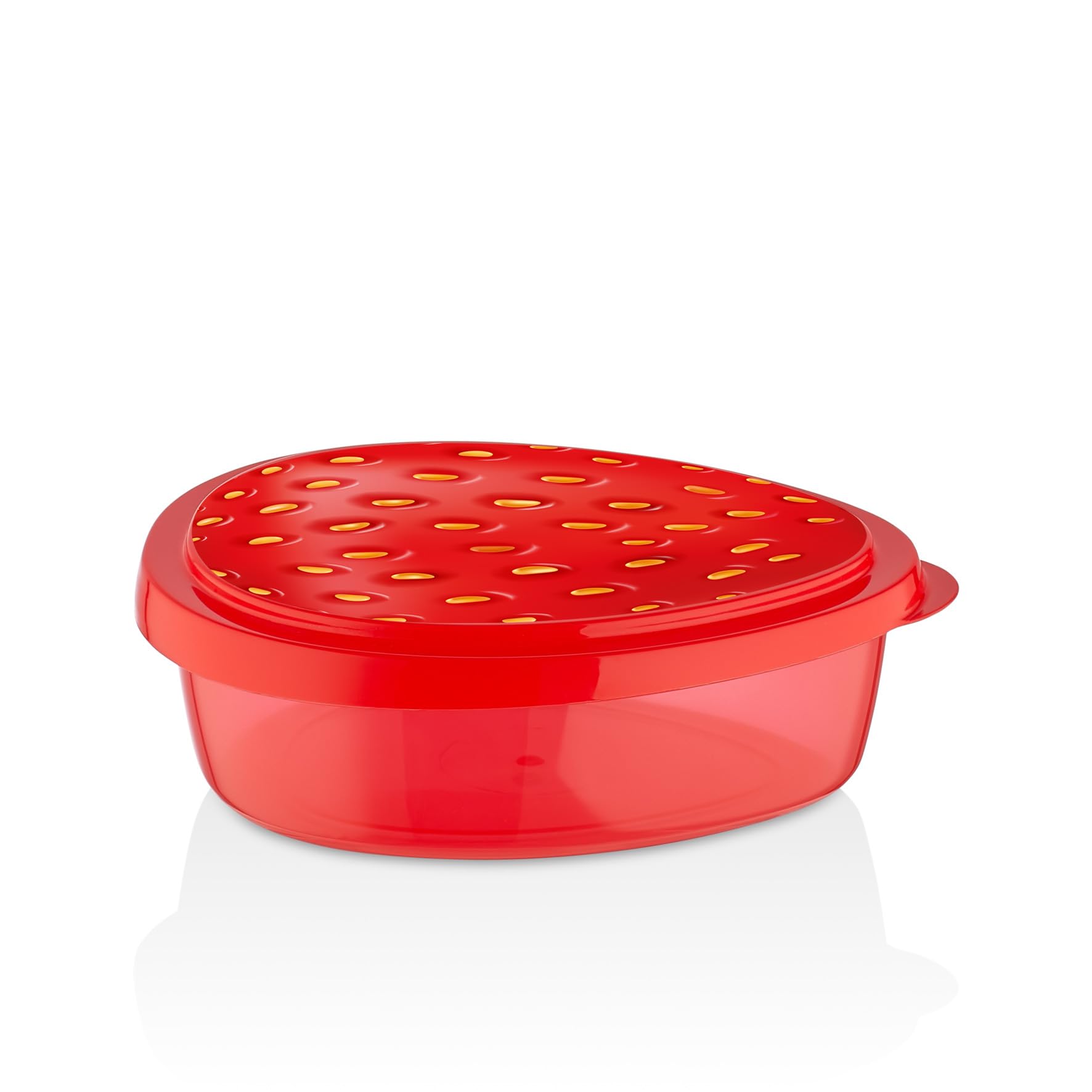 Contenedores de almacenamiento de alimentos con temática de frutas, juego de 4 piezas de plástico sin BPA, diseños de aguacate, kiwi, sandía y fresa, cajas a prueba de fugas de 800 ml para aperitivos,