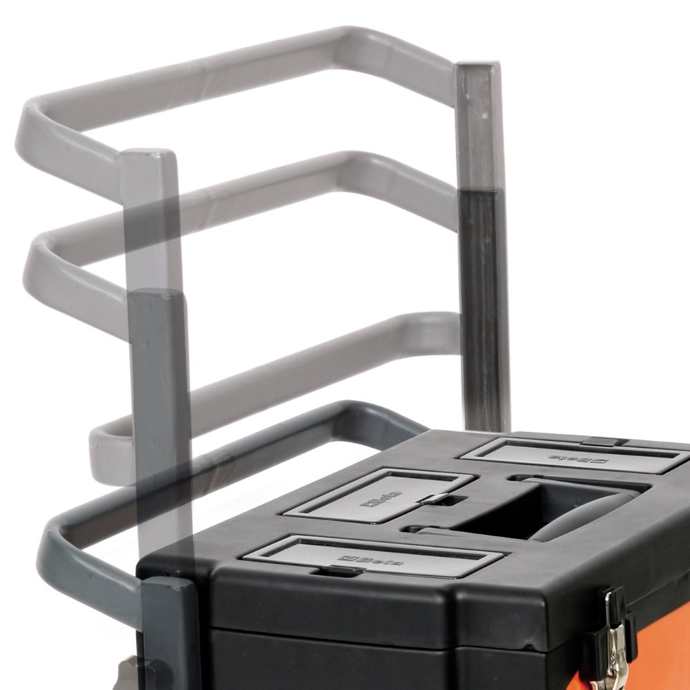 Beta C42S Two Module Rolling Metal Tool Box Trolley, Detachable Tool Box, Telescoping Handle