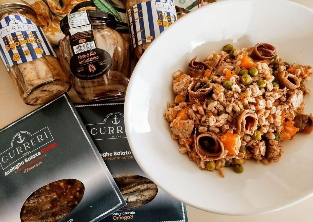 Filetti di Alici del Cantabrico "Curreri" | Sott'Olio | Lavorati a Mano | Vaso da 320g
