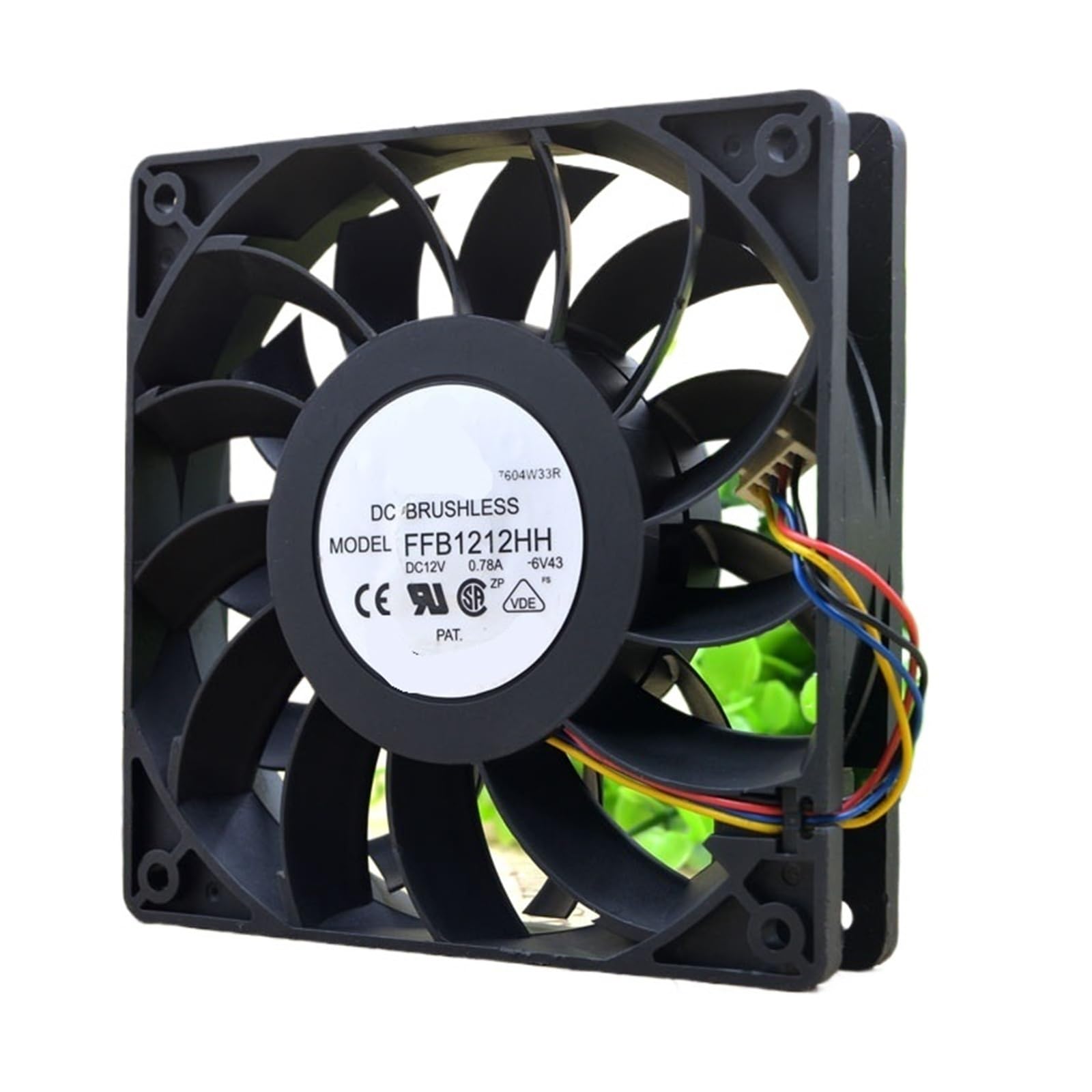 MGIMGFKZD FFB1212HH 12V 0.78A 4wires 12025 120 * 120 * 25mm 12cm Cooling Fan