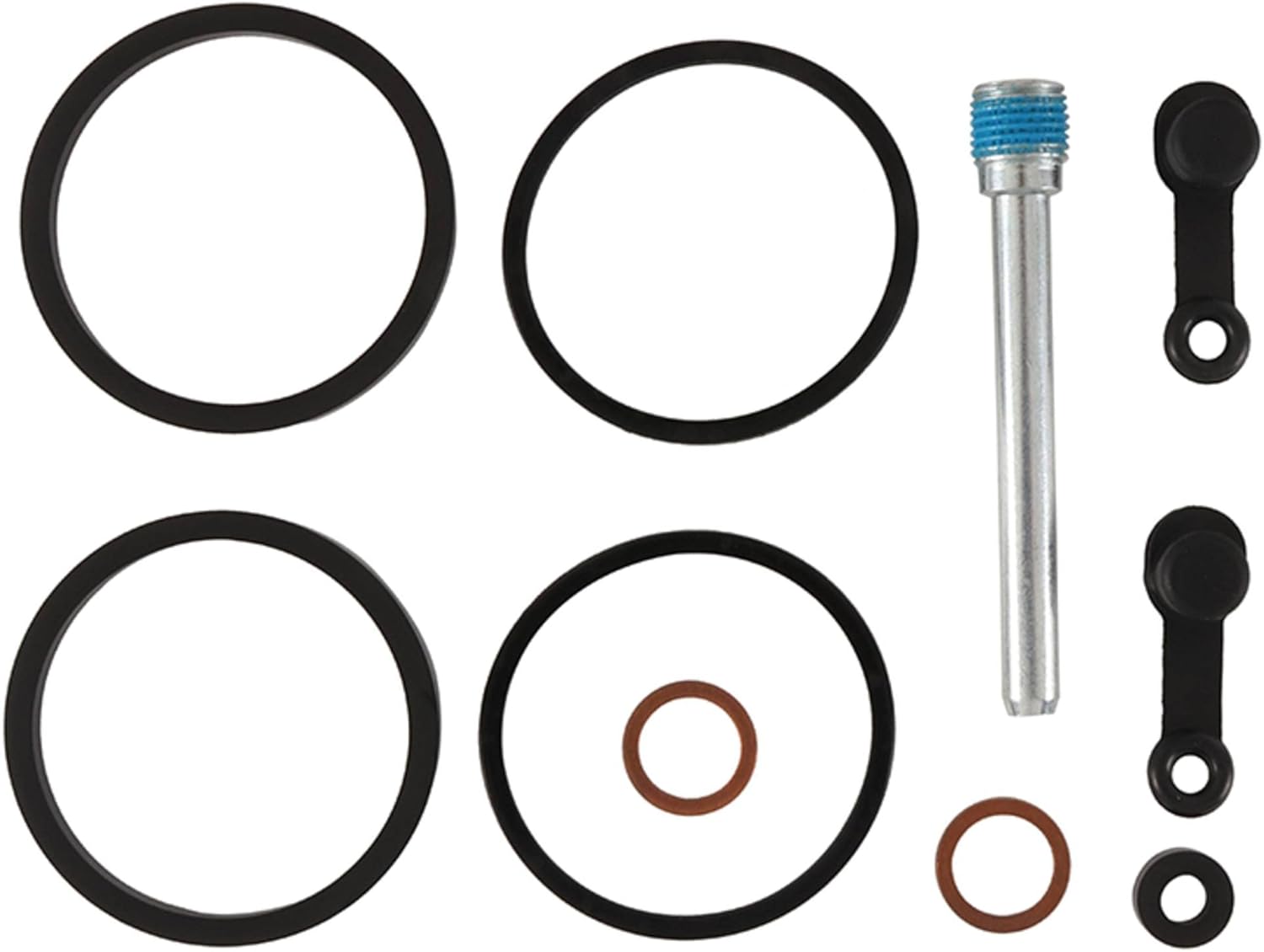 All Balls Racing 18-3215 Caliper Rebuild Kit Rear Compatible with/Replacement For Kawasaki ZX 7 RR Ninja (ZX 750N) 1996-1997, Suzuki GSX-R1000 2001-2006, GSX-R600 2004-2005, GSXR750 2004-2005