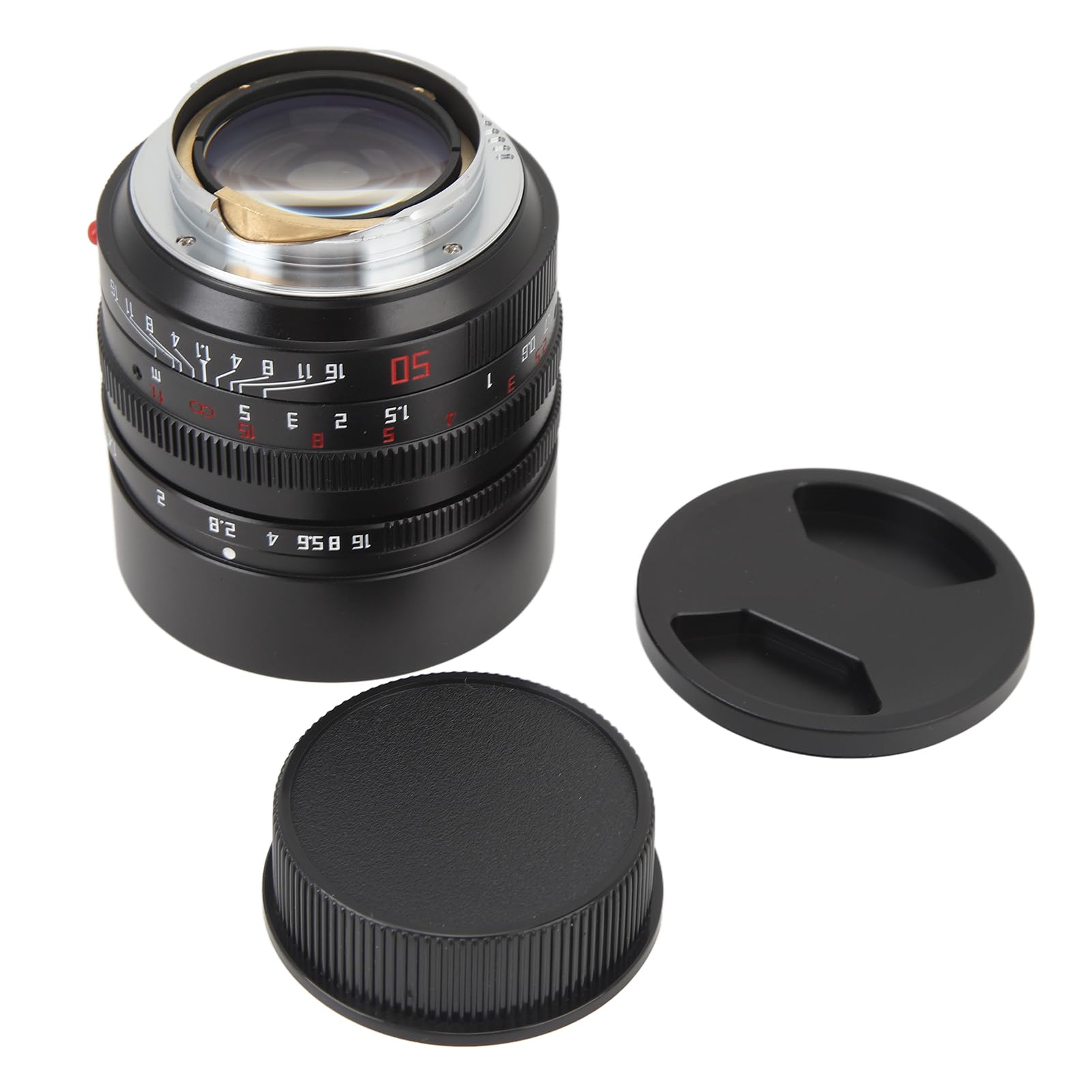 Obiettivo Full Frame da 50 Mm F1.1, Obiettivo con Attacco M Ad Ampia Apertura, Obiettivo da Ritratto Standard con Messa a Fuoco Manuale Automatica per Fotocamera Leica M Mount