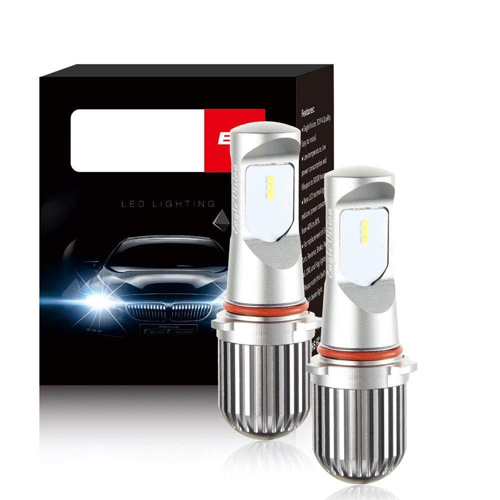 Faros De Coche Led, Bombillas Led De Niebla para Drl O Fog Light, Alta Potencia 6Csp Chips Led LáMparas De Bombillas Led Antiniebla, 6000K Blanco (Paquete De 2) White-P13W