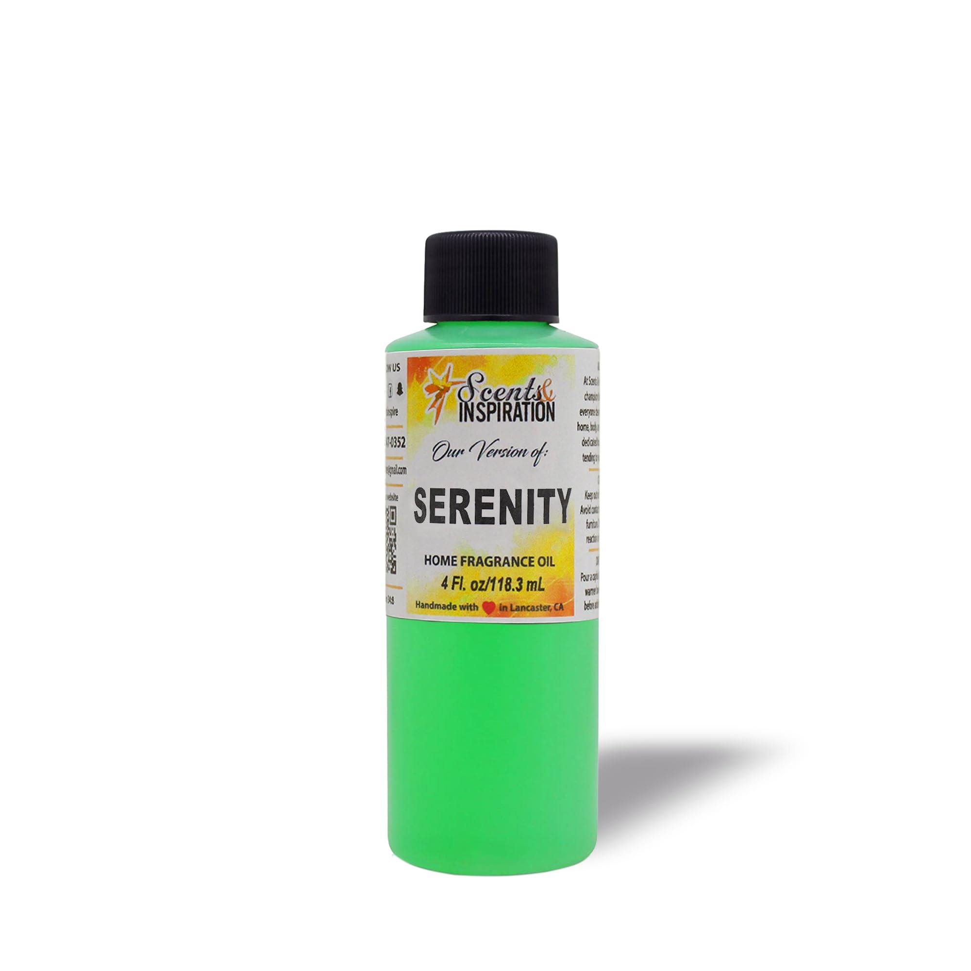 Serenity Home Fragrance Oil by Scents & Inspiration | Incense Oil for Warmers & Diffusers | Great for Relaxing and Freshening Any Space | 4 fl oz