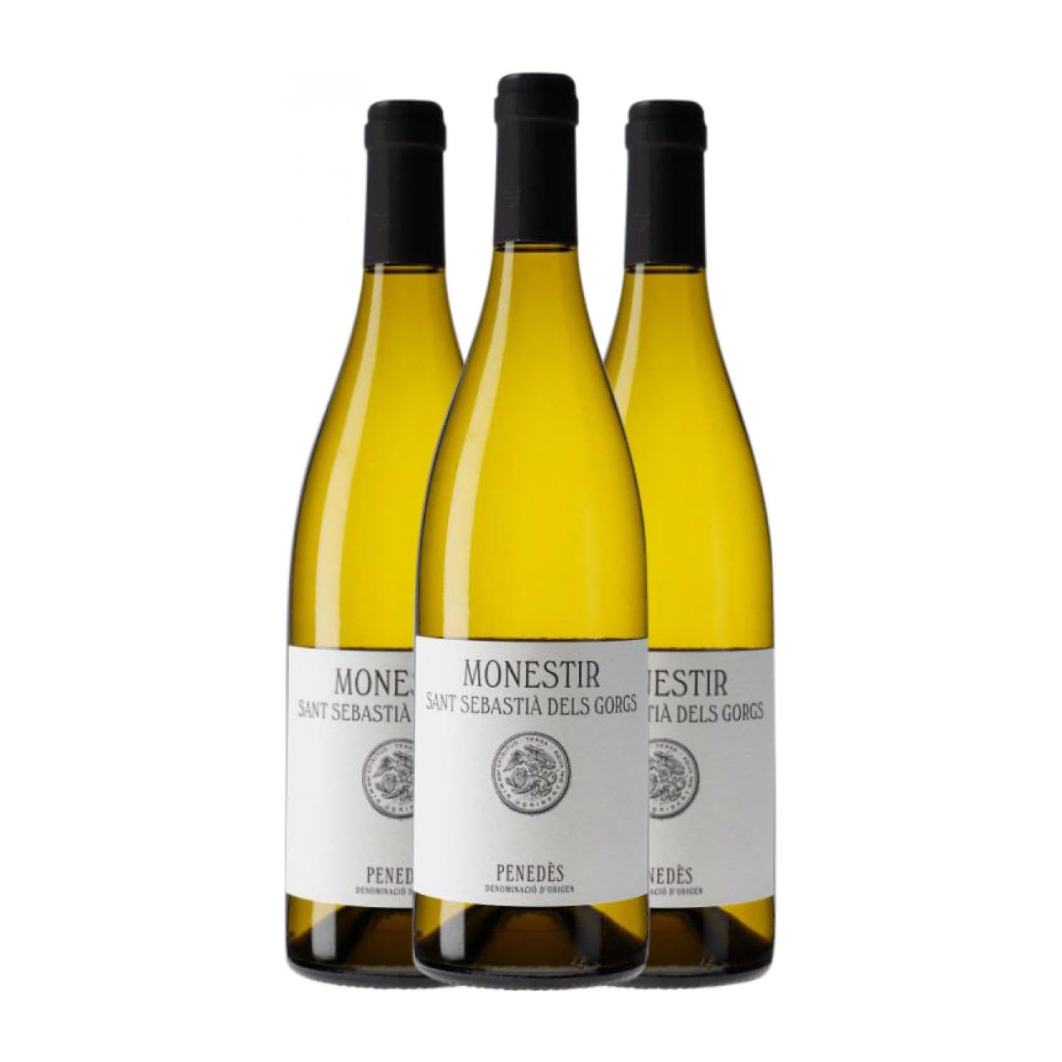 Parxet Monestir Sant Sebastià dels Gorgs Blanco Penedès Joven 75 cl Vino blanco (Caja de 3 Botellas de 75 cl)