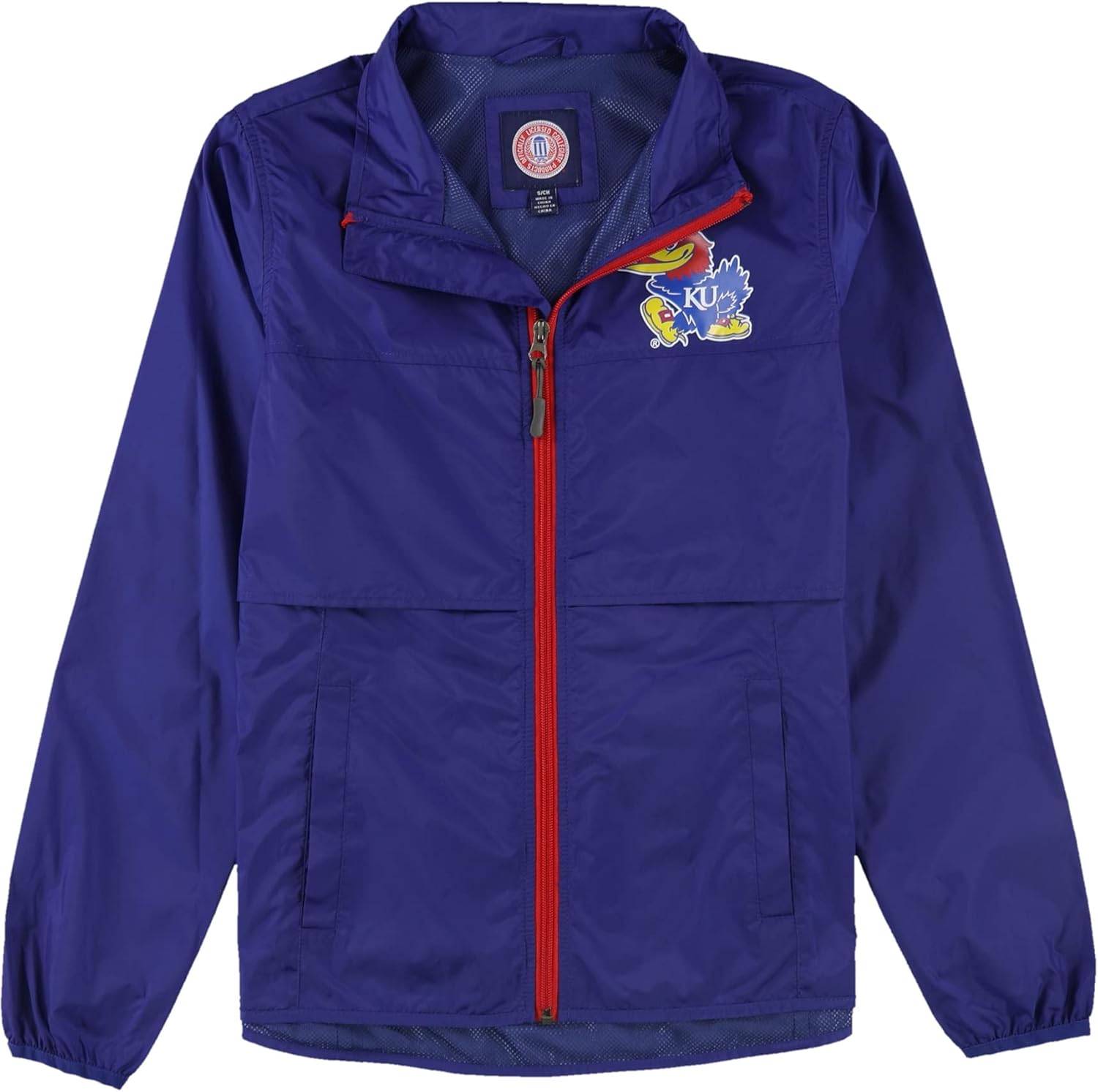 G-III Sports Womens Kansas Jayhawks Jacket, Blue, Small