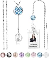 Vista 24 de SAM & LORI Retractable Lanyards for Id Badges Keys Women Cute Employee Teacher Appreciation Gifts Badge Holder Reel Lanyard