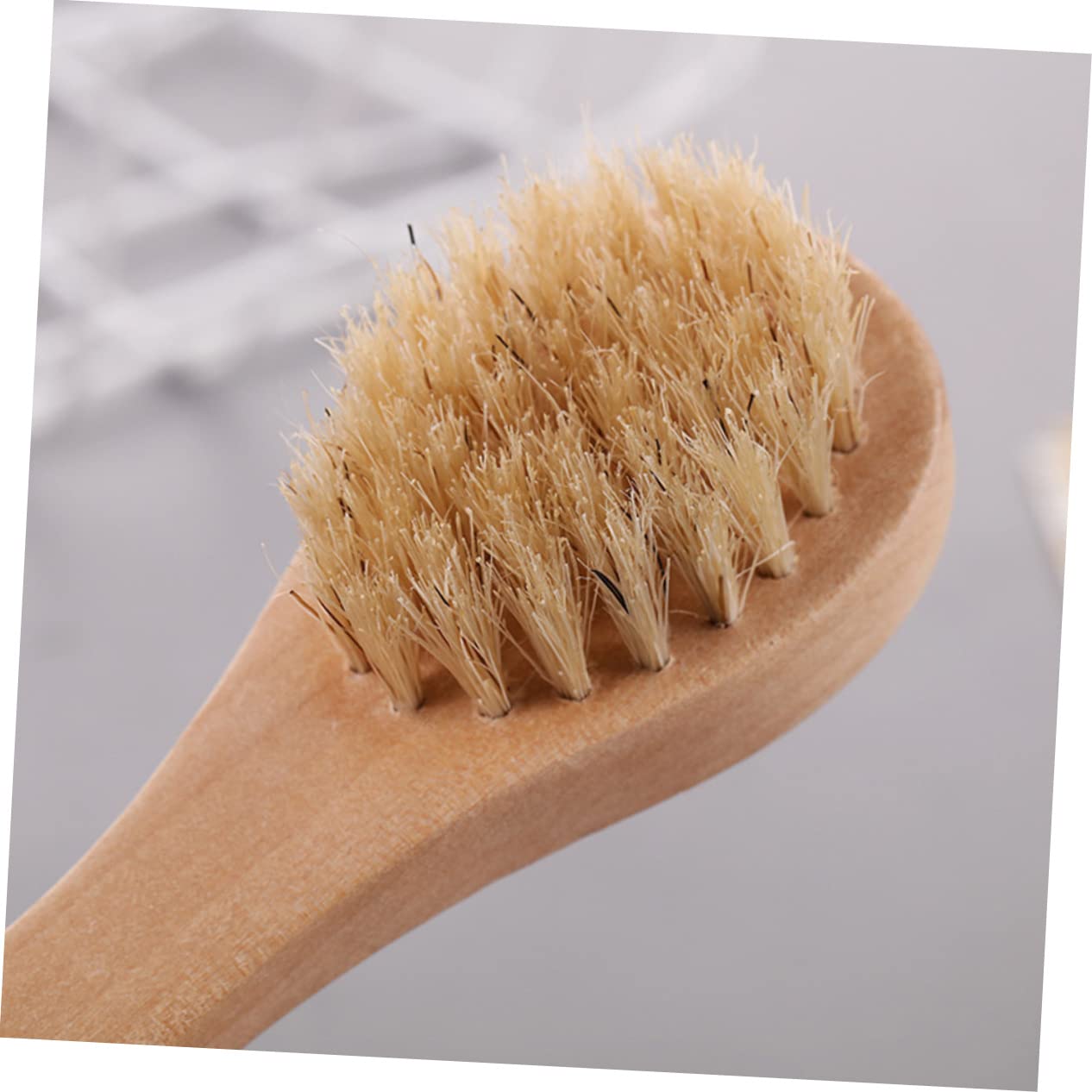 PACKOVE Facial Cleansing Brush Set 5pcs Gentle Bristle Brush for Face Wooden Handle Deep Cleansing Tool for